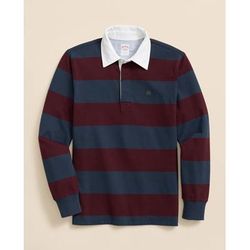 Brooks Brothers Men's Cotton Rugby Shirt | Navy | Size Small