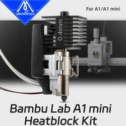 Mellow 3D Printer Accessories 24V 96W A1/A1 Mini Hotend Mounting & Heating Assembly Heatblock For Bambu Lab A1/ A1 Mini