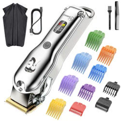 Professional Hair Clipper Wet & Dry Hair Cutting Machine Beard Trimmer Barber USB Rechargeable Electric Cordless Trimmer for Men