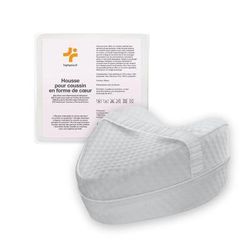 INPHYSIO Fodera per cuscino a forma di cuore – lavabile con fascia 1 S