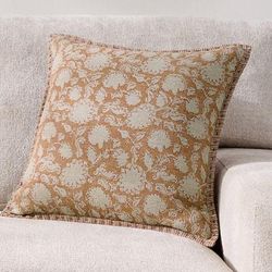 Blakely Woven Linen Pillow - Grandin Road