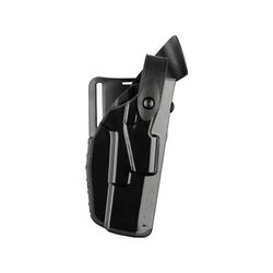 Safariland 7360 7TS ALS/SLS Mid-Ride Level III Glock Duty Holster Glock 19 Gen 5 Right Hi Gloss Black 7360-2835-491