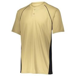 Augusta Sportswear A1561 Athletic Youth Limit Jersey T-Shirt in Vegas Gold/Black size Small | Polyester 1561