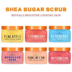 SHEA SUGAR SCRUB, exfoliating scrub, smooth and beautiful skin, moisturizing and nourishing care, can be used on the whole body