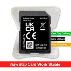 Carte de Navigation Sat Nav A218 V20, mise à jour Poilt, Version ue, carte GPS SD 2025 pour voiture Garmin Mercedes A B C E M ML classe MLC
