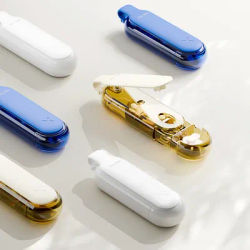 1PCS Daily Pill Organizer 4 Compartments, Small Pill Box Portable Travel Pill-Case, Mini Pill Container for Purse Pocket