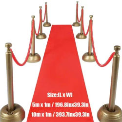 Wedding Carpet Exquisite, High-end and AtmosphericWedding Aisle Runner Carpet Red Carpet Indoor Outdoor Wedding Carpet Party