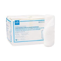 Medline Conforming Gauze Bandage, Nonsterile, 4" x 75", 1 EA (NON25494HH)
