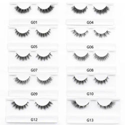 KEKEBAICHA 8-14mm Lashes Natural Short Mink Lashes Fluffy Long False Eyelashes Makeup Cruelty Free Mink Eyelashes Reusable Lash