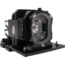 Jaspertronics™ Original DT02051 Lamp & Housing for Hitachi Projectors with Philips Bulb Inside - 1 Year Warranty