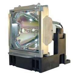 Jaspertronics™ Lamp & Housing for the Mitsubishi FL6700U Projector w Original Ushio Lamp Inside - 1 Year Warranty
