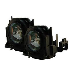 Jaspertronics™ Original Lamp & Housing TwinPack for the Panasonic PT-D6000 Projector - 1 Year Warranty