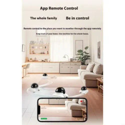 97QD WiFi Moving Robot Pet Camera 1080P View Two Way Talk Home Monitoring