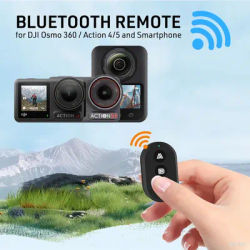 NEW OSMO 360 Wireless Bluetooth Remote Control with Wrist Strap Zoom Function One-key Wake-up for DJI Osmo 360/Action 5/4 Camera