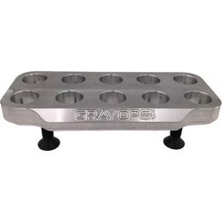 Gray Ops CNC Reloading Die Block Silver Reloading Die Block