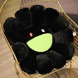 Kawaii 40cm Sunflower Stuffed Plush Toy: Cute Smile Face Cushion For Home & Auto Decor Girls' Gift 1