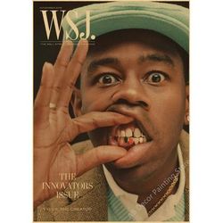 Flower Boy Tyler The Creator Poster Retro Kraft Paper Prints DIY Vintage Home Room Cafe Bar Art Wall Decor A3 16.5x11.8inch 3