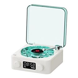 Retro Mini Bluetooth Speaker With White Noise Sleep Aid And RGB Lights white