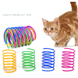 Colorful Spiral Springs: Interactive Cat Toys For Playful Kittens Pet Products 32