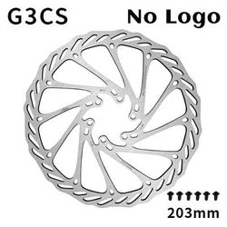 MTB Bike Brake Rotor High Strength Hydraulic Disc 160mm203mm silver 203mm