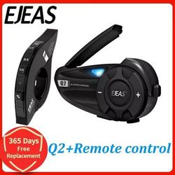 Bluetooth Motorcycle Helmet Intercom Headset Q2 1 Remote + 1 Piece Q2