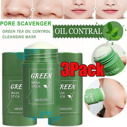 Green Tea Facial Mask Stick Set, Pore Purifying, Oil Control & Acne Treatment Green Tea Facial Mask Stick Set, Pore Purifying, Oil Control & Acne Treatment