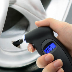 Digital Tire Pressure Gauge Black