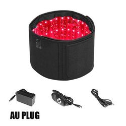 Red And Infrared Light Therapy Belt For Fat Burning And Pain Relief black au