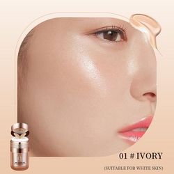 Air Cushion BB Cream With Butterfly Powder Puff, Moisturizing Foundation For Whitening & Oil Control ivory