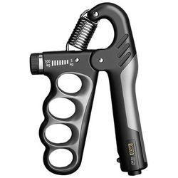 Adjustable Grip Strength Trainer 5 100KG Hand Gripper For Fitness & Recovery black