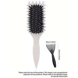New Fashionable Massage Air Cushion Comb Bouncing Style Curly Hair Comb For Big Waves And Volume b Beige