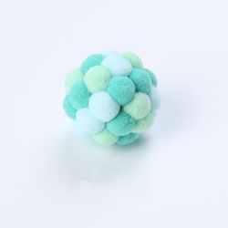 Colorful Handmade Bouncy Ball Cat Toy: Interactive Fun For Kittens 3