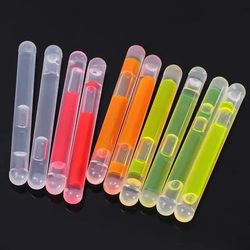 Bright Glowing Sticks: Colorful Chemical Fluorescence 50 10Pcs For Wedding Decor, Night Fishing Float, Rod Lights 50pcs Color: Random Color
