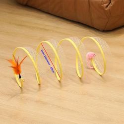 Foldable Cat Tunnel And Interactive Toys: Mouse Shaped Balls, Funny Cat Stick, Simulation Mouse Accessories Color: Mouse Style