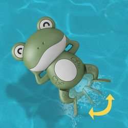 Children's Fun Swimming Frog Bath Toy Green