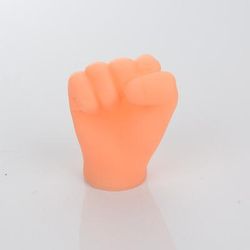 Silicone Hand Puppet: Funny Mini Hands For Cat Teasing Novelty Prank Toy Props 2PCS4