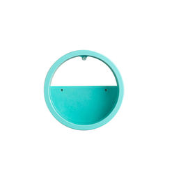 Orbicular Wall Plant Vase Blue 23cm