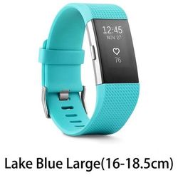 Smart Fitness Tracker Heart Rate Activity Monitor Sleep GPS Call Notification lake Blue l