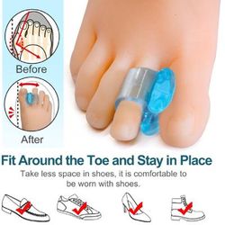 Silicone Gel Bunion Corrector Straightener Separator Pain Relief Silicone Gel Bunion Corrector Straightener Separator Pain Relief