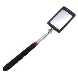 Adjustable Telescoping Car Inspection Mirror With Light And Flexible Head 1PC