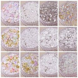 1Box Butterfly Diamond Pearl Rhinestone Glitter Sequin Makeup Decoration DIY Nail Art & Facial Adhesive Patch YZ20