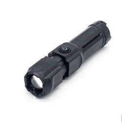High Power Telescopic Focusing Flashlight: Portable COB With Dual Light Source For Outdoor Use C