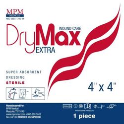 DryMax Extra Super Absorbent Dressing 4 X 4 Inch Square (978907_EA)