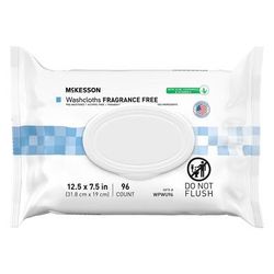 McKesson Personal Cleansing Wipe Soft Pack Unscented 96 Count (1246812_CS)