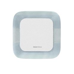 Biatain Silicone Foam Dressing 5 X 5 Inch With Border Film Backing Silicone Adhesive Square Sterile (868353_BX)