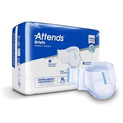 Attends Care Advanced Unisex Adult Incontinence Brief X-Large Disposable Heavy Absorbency (1247854_CS)