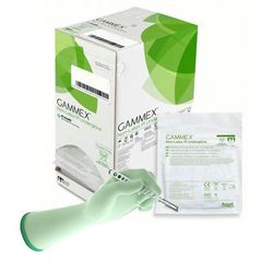 GAMMEX Non-Latex PI Underglove Surgical Underglove Size 6.5 Sterile Polyisoprene Standard Cuff Length Micro-Textured Green Chemo Tested (693862_BX)