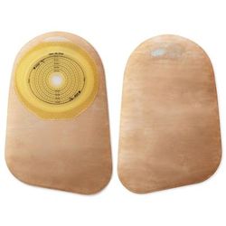 Premier Ostomy Pouch One-Piece System 9 Inch Length Flat, Pre-Cut 1-3/8 Inch Stoma Closed End (495235_BX)