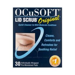 OCuSOFT Lid Scrub Eyelid Cleanser 30 per Box Wipe (493955_BX)