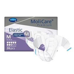 MoliCare Premium Elastic 8D Unisex Adult Incontinence Brief Medium Disposable Heavy Absorbency (1174291_BG)